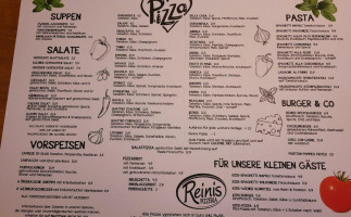Reinis Pizzeria menu