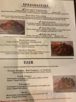 Tuptim Thai menu