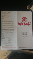 Wasabi Sushi And Roll menu