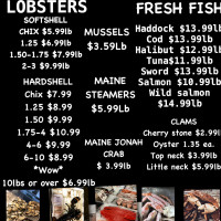 Shyer’s Lobster Pound food