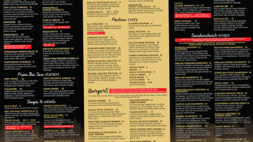 Castle John's Cobourg menu