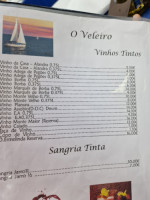 O Veleiro menu
