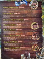 Mariscos El Zorrillo menu