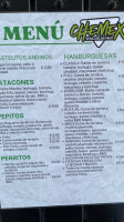 Chemex Venezuelan Food menu
