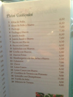 Porto Dos Barcos menu
