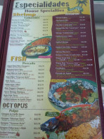 San Carlos Bay Seafood menu