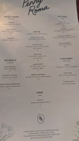 Penny Roma menu