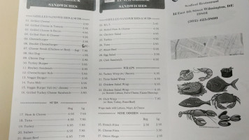 Seafood Stop menu