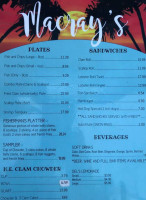 Macray's Seafood menu