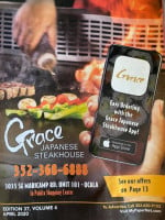 Grace Japanese Steak House menu