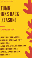 Ha!tea Bubble Tea House menu