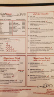 Anothai Cuisine menu