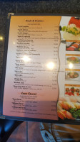 Blue Fin Sushi menu
