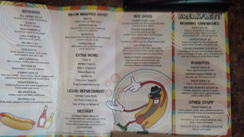 Hotdog Eddy's menu