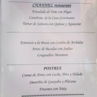 Channel menu