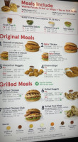 Chick-fil-a menu