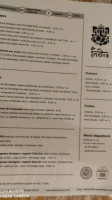 Teteria India menu