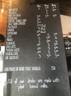Oracle Coffee Company menu