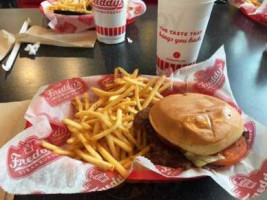 Freddy's Frozen Custard Steakburgers! food