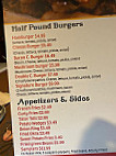Lakeview Burger menu