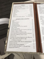 Mirador De Donana menu