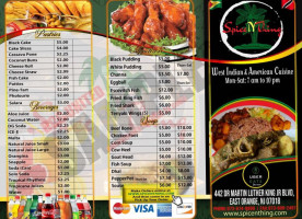 Spice N Thing Llc menu