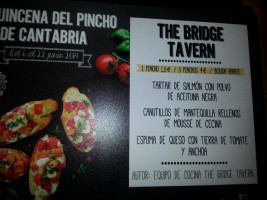 Bridge Tavern menu