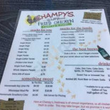 Champy's Cardápio
