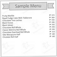 Goldilocks menu