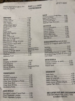 Eat And Out menu