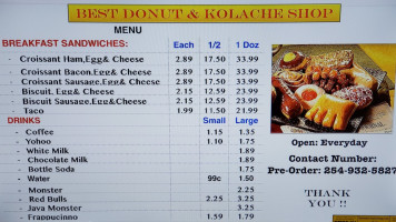 Best Donuts Kolache Shop food