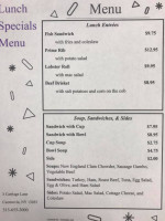 Caz Sports Bowl menu