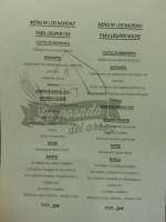 La Posada Del Arroz menu