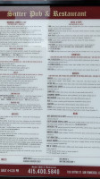 707 Sutter menu