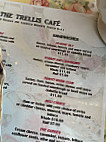 The Trellis Cafe Boutique menu