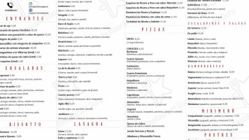 Capone menu