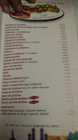 Restaurant Bar Mi Casa menu