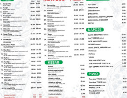 Do Syta Kebab Pizza menu