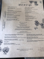 River Rail Cafe menu