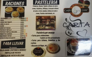 Cafe El Pradillo menu