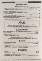 Paul And Vinny's Pizza menu