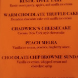 Chadwick's Cardápio