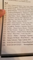 Touch of Italy - Ocean City menu