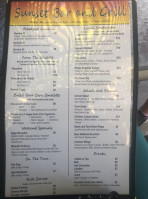 Lake Shastina Golf Resort menu