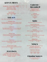 Fat John's Pizza menu