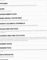 Manhattan Chicago Pizza Gainesville menu