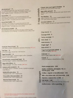 Cafe 325 menu