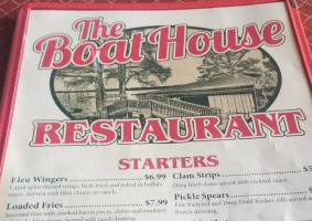 The Boat House menu