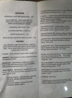 Mainely Mexican menu