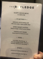 The Rutledge menu